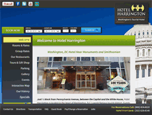 Tablet Screenshot of hotel-harrington.com